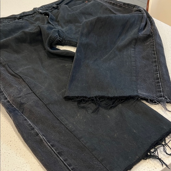 B Sides Lasso Levi's Denim Jeans VINTAGE BLACK Barrel 32 - Picture 11 of 14